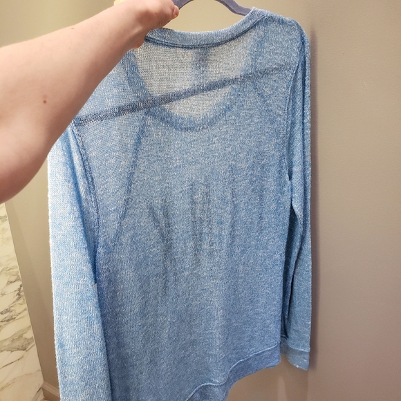 PINK Victoria's Secret Blue Sweater Top - M - Picture 2 of 3